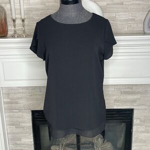 Renuar Black Lightweight Top Size Small